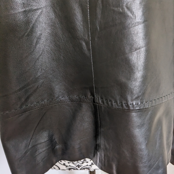 Talbots' leather coat - Picture 5 of 16